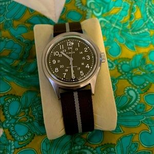 Timex MK1 Mechanical Green Dial Military Field Watch